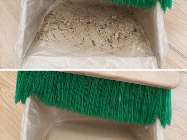 Der geniale Plastiktüten-Trick für den Besen: So bleiben Haare und Staub daran hängen, statt sich in den Borsten zu verfangen