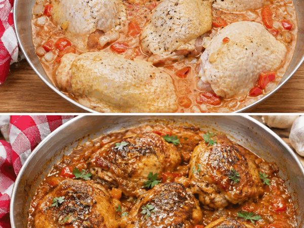 Hähnchen in cremiger Kokos-Tomaten-Sauce – saftig, würzig und herrlich unkompliziert