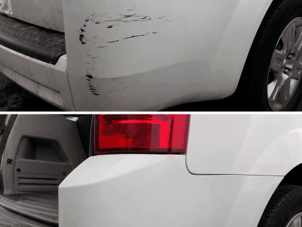 Schwarze Schrammen am weißen Auto? So lassen sich oberflächliche Spuren am Stoßfänger schonend entfernen