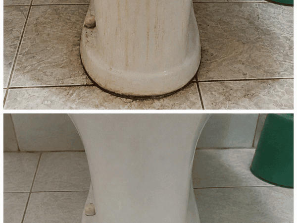 Vergilbte und verschmutzte Toilette? So wird der WC-Fuß wieder sauber – ohne aggressives Schrubben