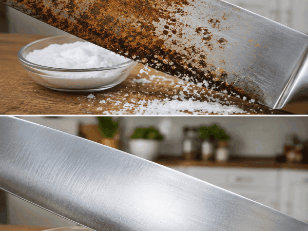Rost am Küchenmesser? Mit diesem einfachen Trick wird die Klinge wieder sauber – ohne sie zu ruinieren
