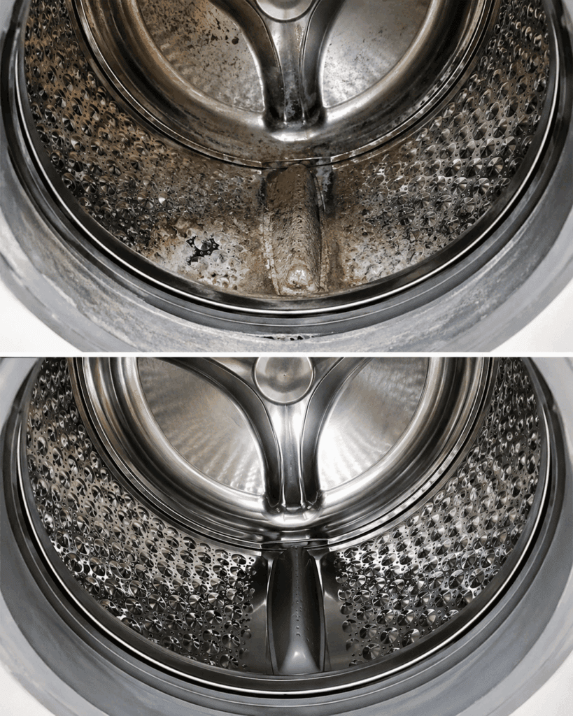 Waschmaschine riecht muffig? Mit dieser einfachen Reinigung wird die Trommel wieder hygienisch sauber