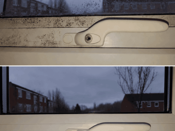 Fensterrahmen wieder strahlend sauber: So verschwinden schwarze Flecken und hartnäckiger Schmutz