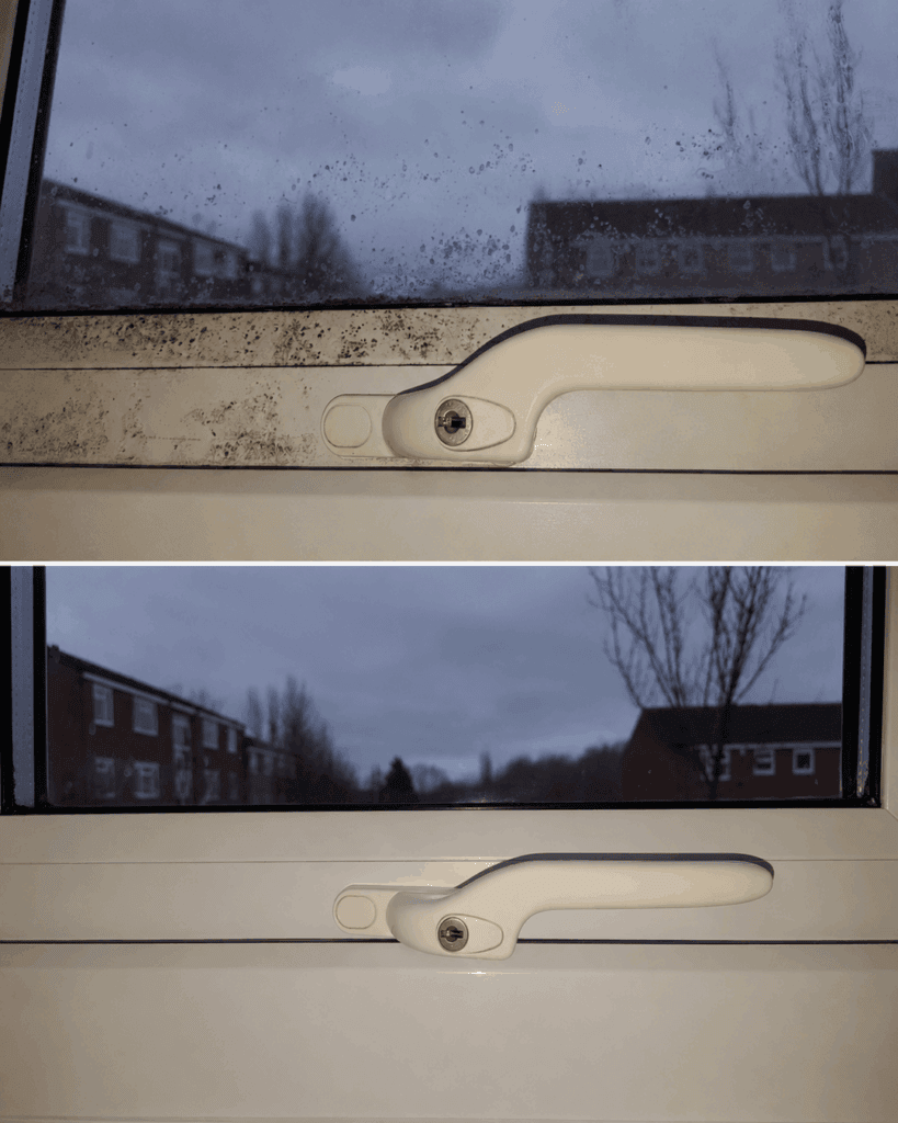 Fensterrahmen wieder strahlend sauber: So verschwinden schwarze Flecken und hartnäckiger Schmutz