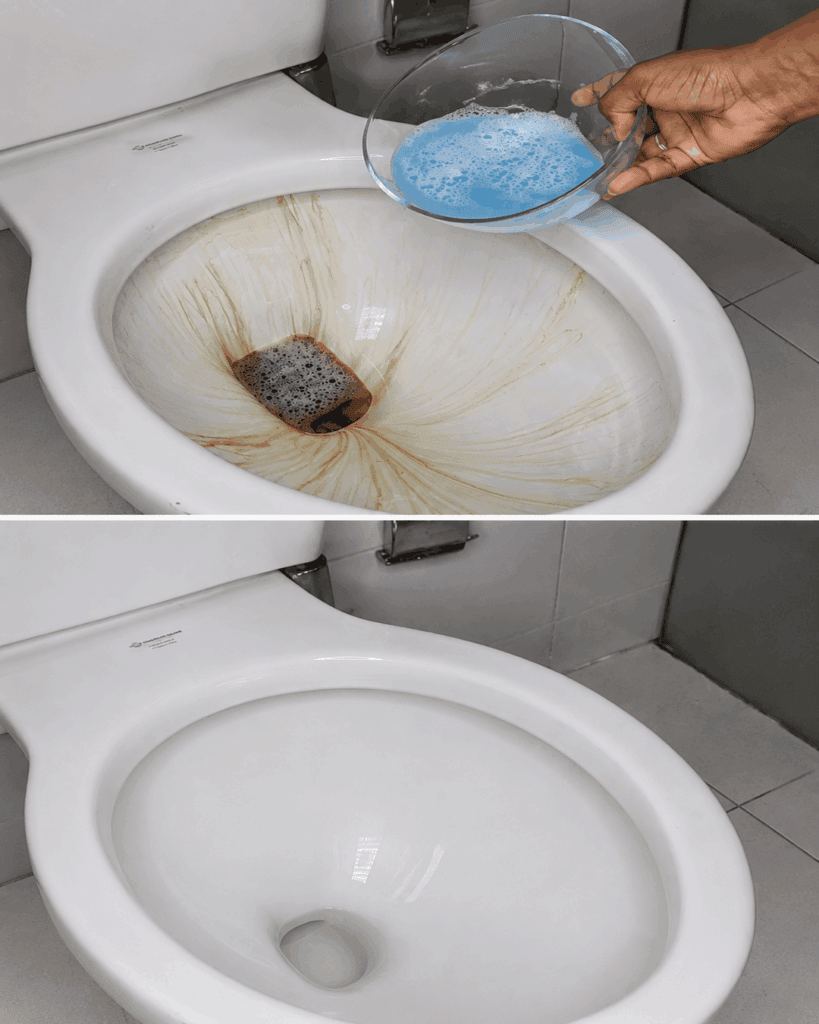 Stark verkalkte Toilette reinigen: So lösen Sie braune Ablagerungen sicher und gründlich