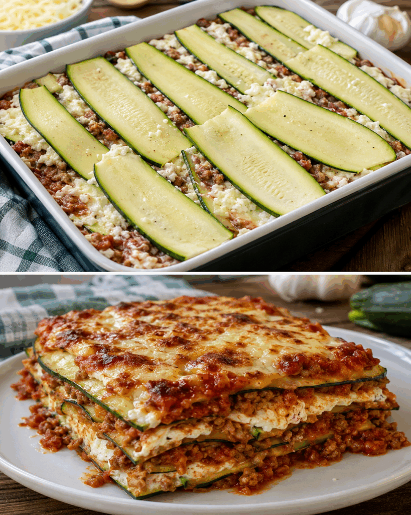 Diese Zucchini-Lasagne ohne Nudelplatten ist so saftig, dass niemand die Pasta vermisst