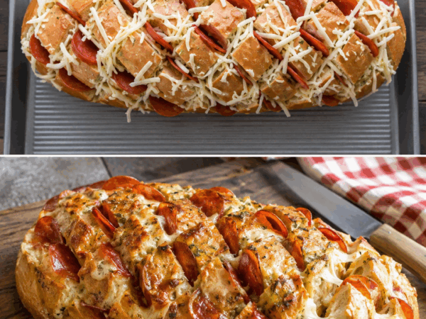 Knuspriges Pizza-Zupfbrot mit Käse und Pepperoni – der Party-Hit aus dem Ofen