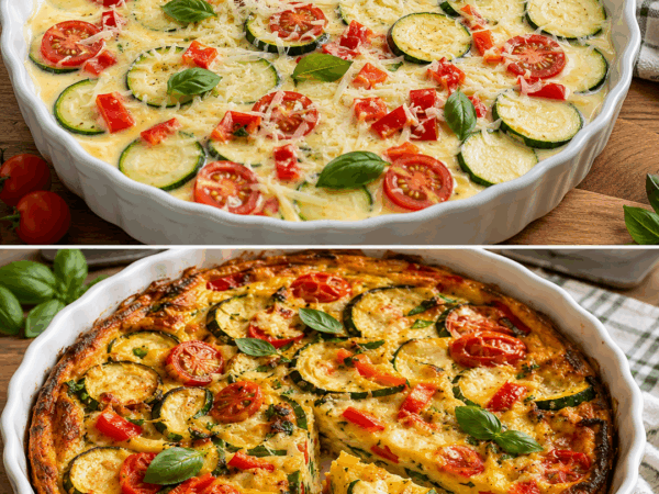 Sommerlicher Gemüse-Clafoutis – herrlich saftig, würzig und unkompliziert