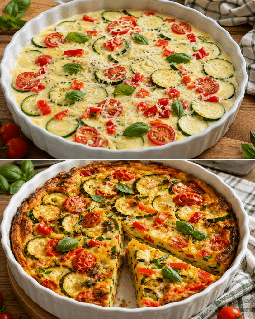 Sommerlicher Gemüse-Clafoutis – herrlich saftig, würzig und unkompliziert