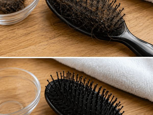 Haarbürste voller Haare? So wird sie in wenigen Minuten wieder sauber