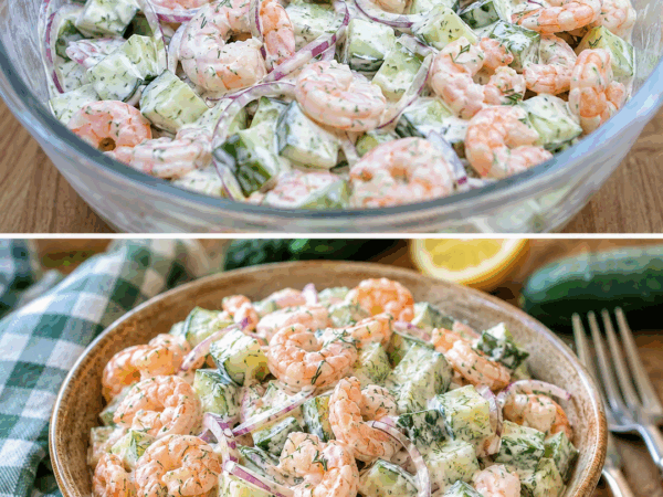Cremiger Garnelen-Gurken-Salat – frisch, knackig und in 15 Minuten fertig