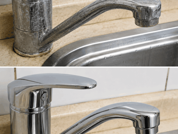 Verkalkter Wasserhahn? Mit dieser einfachen Methode glänzt er wieder wie sauber