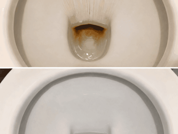 Braune Ablagerungen in der Toilette? So wird die WC-Schüssel wieder sauber und hell