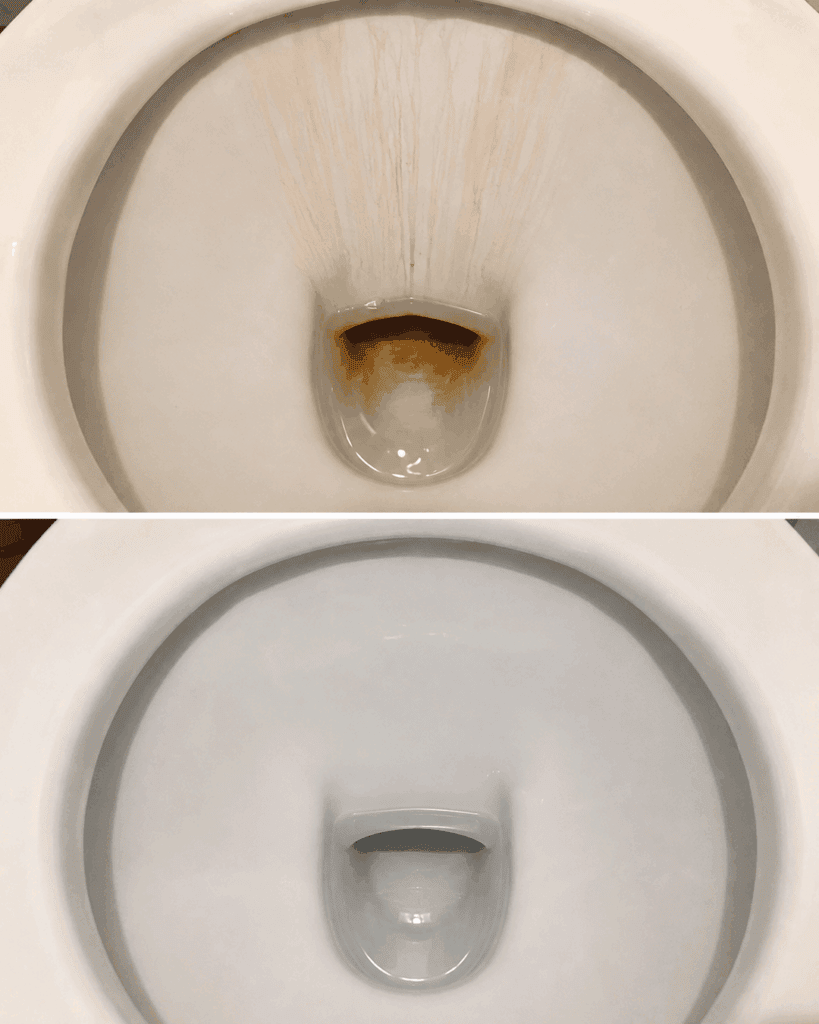 Braune Ablagerungen in der Toilette? So wird die WC-Schüssel wieder sauber und hell