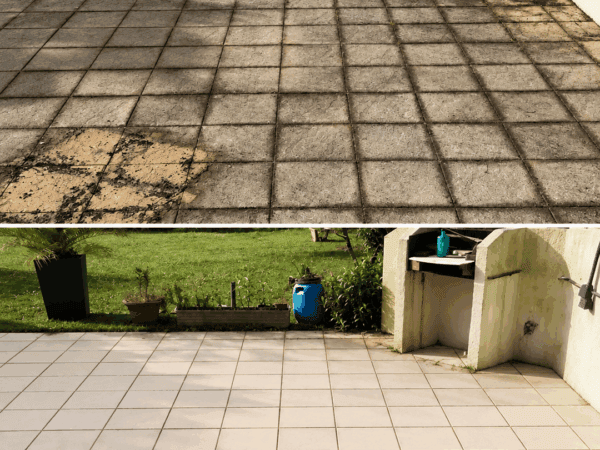 So wird eine stark verschmutzte Terrasse wieder sauber – ohne Hochdruckreiniger und ohne aggressive Chemie