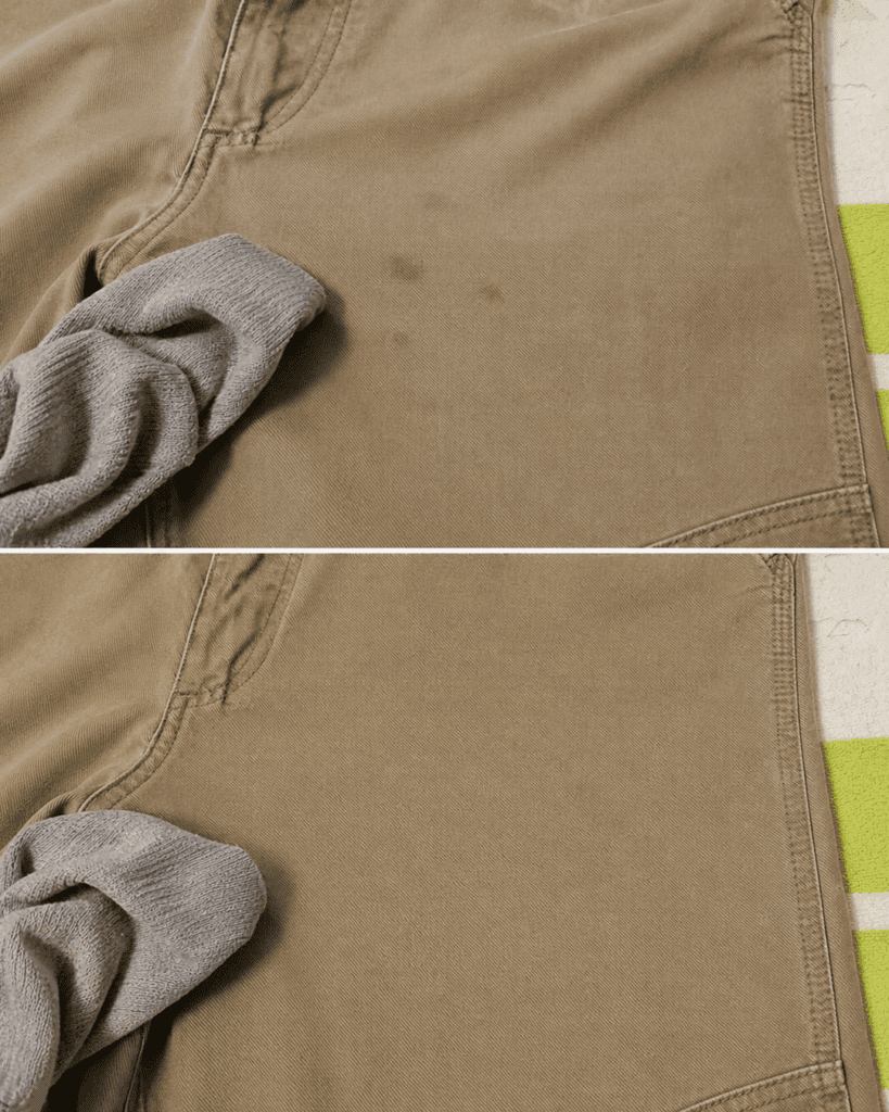Fettflecken aus Hosen entfernen: Mit diesem einfachen Trick wird selbst ein alter Fleck wieder deutlich blasser