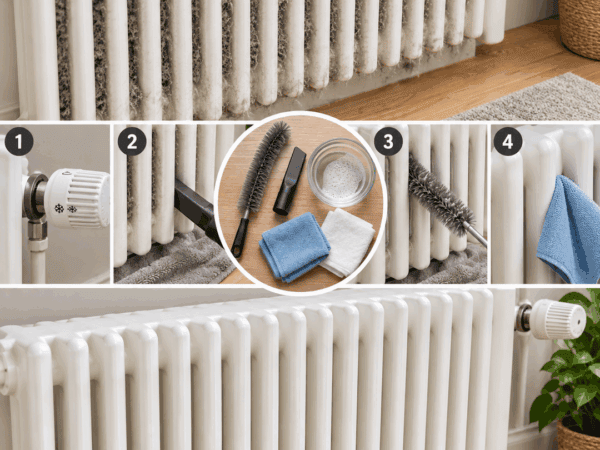 Radiator voller Staub? Mit dieser gründlichen Methode werden selbst enge Zwischenräume wieder sauber