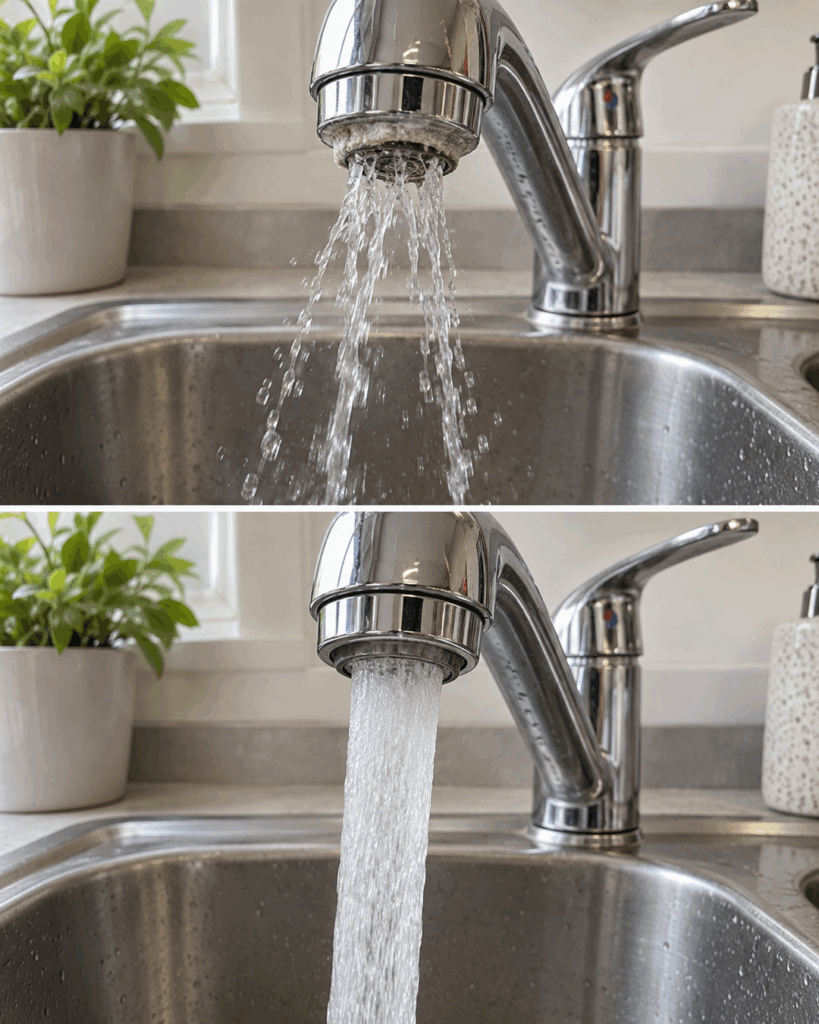 Wasserhahn hat kaum noch Druck? Mit diesem einfachen Trick wird der Wasserstrahl wieder gleichmäßig