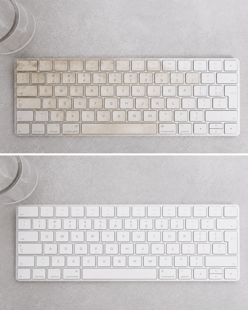 Vergilbte Tastatur wieder sauber bekommen: So reinigen Sie weiße Kunststofftasten schonend und sicher