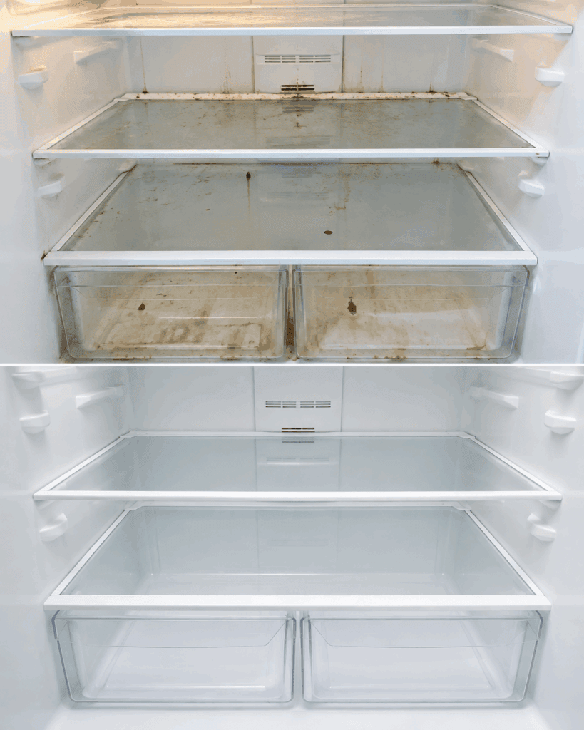 Kühlschrank reinigen ohne Schrubben: Mit dieser einfachen Methode wird er hygienisch sauber und frisch