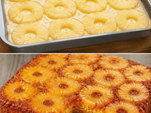 Dieser Ananas-Kuchen wird beim Stürzen zum Hingucker – saftig, karamellig und herrlich einfach