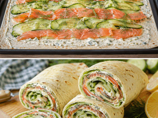 Diese Lachs-Gurken-Wraps sind im Handumdrehen fertig – cremig, frisch und perfekt zum Vorbereiten