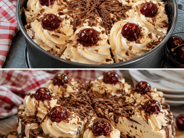 Schwarzwälder Cheesecake ohne Backen – so cremig, schokoladig und kirschig, dass jeder ein zweites Stück möchte!