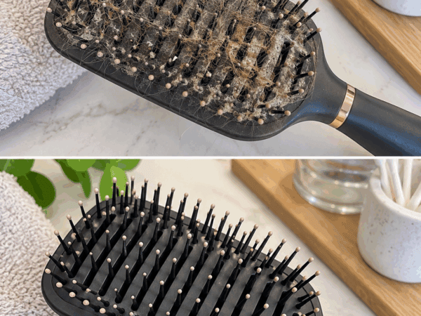 So bekommst du deine Haarbürste wieder richtig sauber – Fett, Staub und Rückstände aus jeder kleinen Rille entfernen