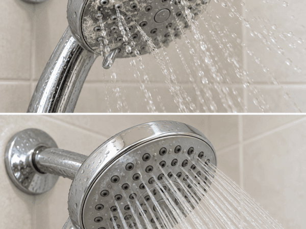 Duschkopf verkalkt und kaum noch Druck? So wird der Wasserstrahl wieder kräftig und gleichmäßig