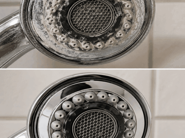 Verkalkter Duschkopf? Mit dieser einfachen Methode werden die Düsen wieder sauber und der Wasserstrahl gleichmäßig