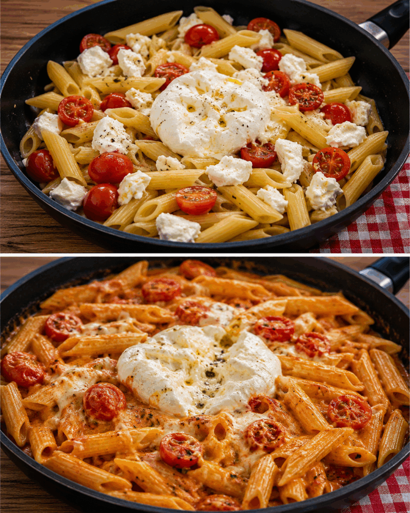 Diese cremige Burrata-Pasta ist in 30 Minuten fertig – und schmeckt wie im Lieblingsrestaurant