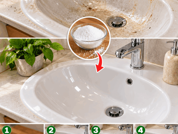Mit Natron zum sauberen Waschbecken: So verschwinden Seifenreste, Schmutz und matte Ablagerungen schonend