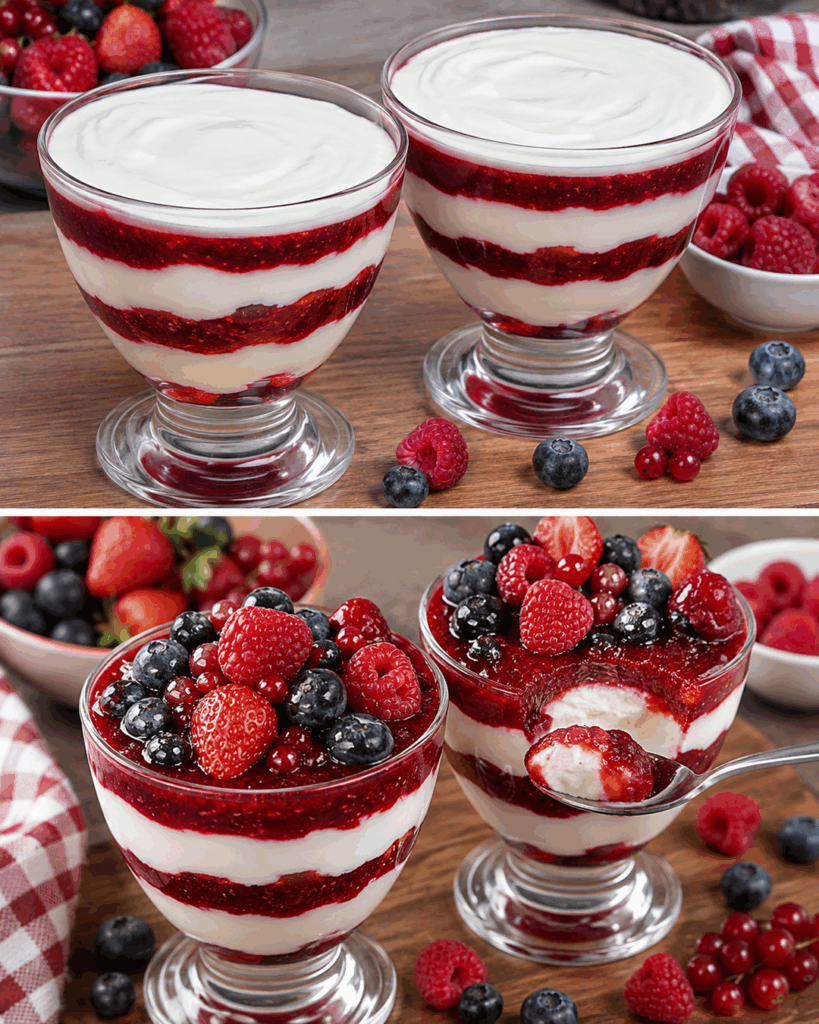 Dieses Beeren-Parfait ist in 20 Minuten fertig – cremig, fruchtig und unwiderstehlich frisch