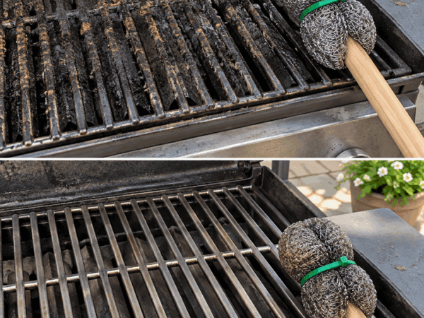Eingebrannter Grillrost? Dieser selbst gemachte Langstiel-Schrubber löst hartnäckige Rückstände