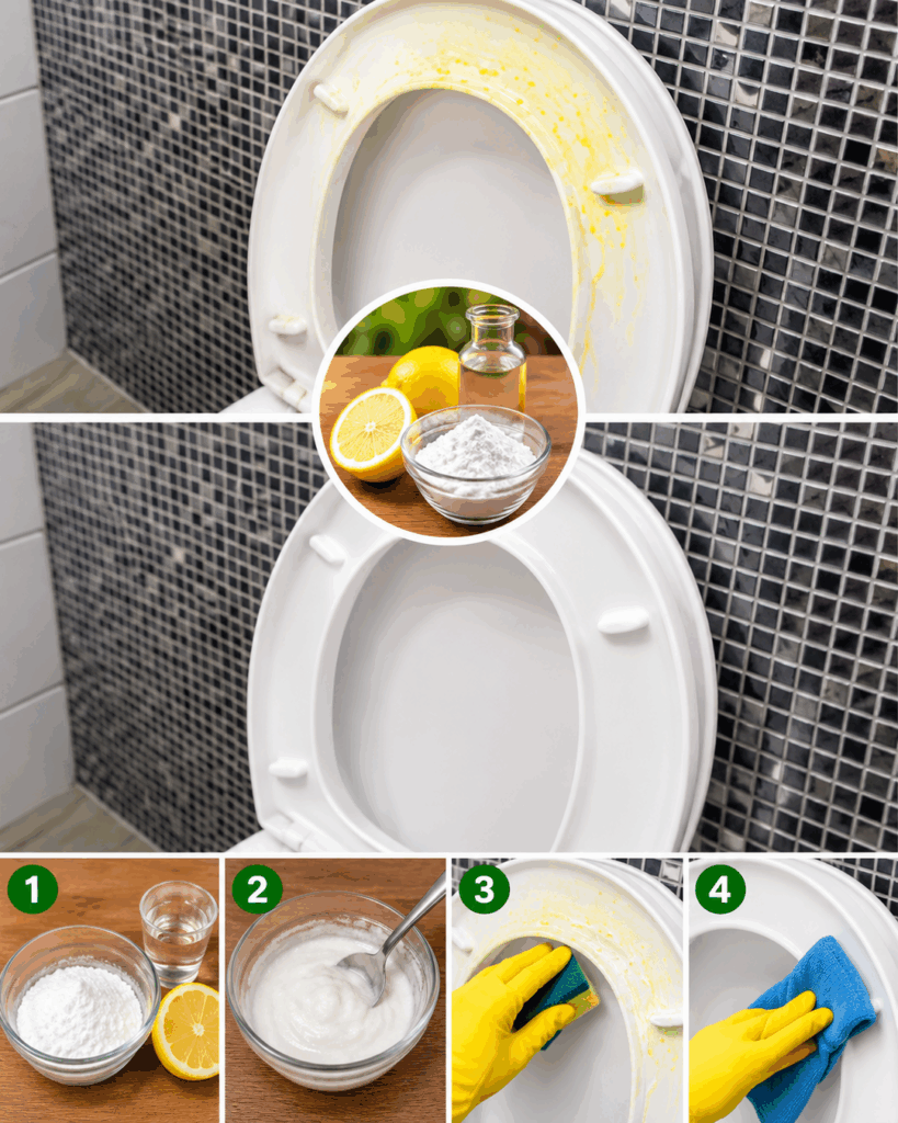 Vergilbter Toilettensitz? So entfernen Sie gelbe Flecken schonend und gründlich