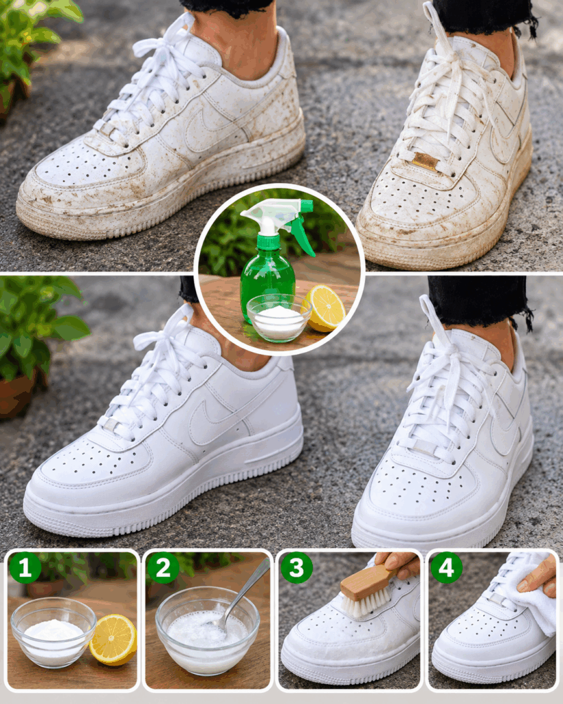 Weiße Sneaker wieder sauber bekommen: So verschwinden Schmutz und graue Sohlen ohne aggressive Reiniger
