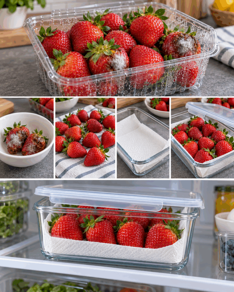 Erdbeeren schimmeln viel zu schnell? Mit dieser einfachen Aufbewahrung bleiben sie länger frisch