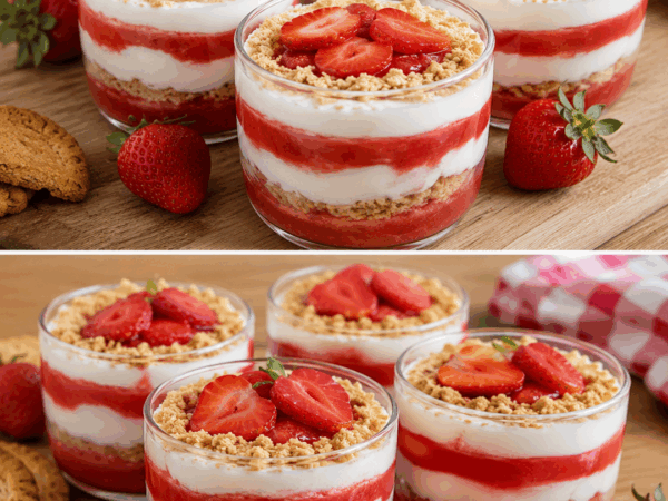 Erdbeer-Spekulatius-Tiramisu im Glas – dieses cremige Dessert ist schneller weg, als du schauen kannst!