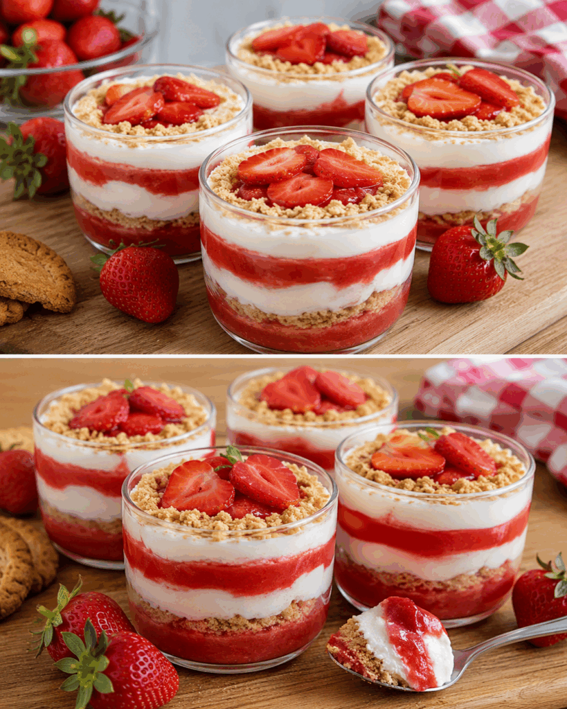 Erdbeer-Spekulatius-Tiramisu im Glas – dieses cremige Dessert ist schneller weg, als du schauen kannst!