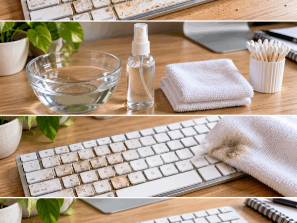 Tastatur richtig reinigen: So entfernen Sie Staub, Krümel und Schmutz gründlich und sicher