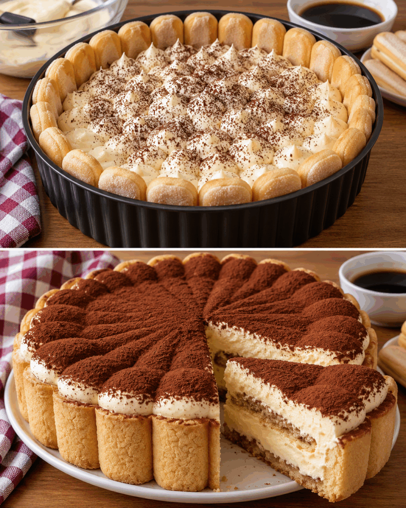 Diese Tiramisu-Torte ohne Backen ist so cremig, dass garantiert jeder nach einem zweiten Stück fragt