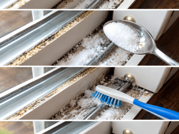 Fensterrahmen voller Schmutz? Mit diesem einfachen Trick werden selbst enge Schienen wieder sauber