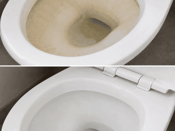 Stark verkalkte Toilette? So lösen Sie gelbe und braune Ablagerungen gründlich