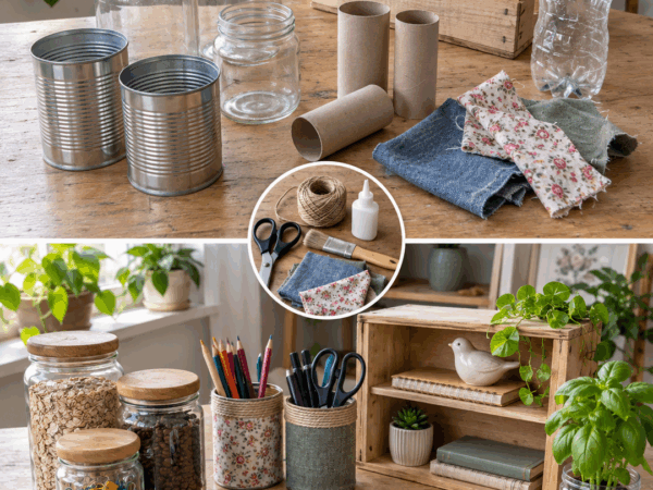 Aus Alt mach Neu: 15 kreative Upcycling-Ideen, die deinem Zuhause sofort mehr Ordnung und Charme schenken