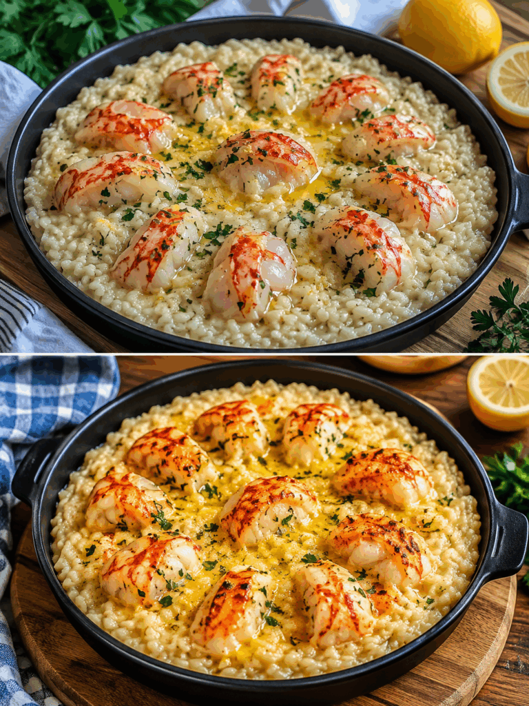 Dieses cremige Zitronen-Risotto mit Garnelen macht jeden Abend besonders – und ist überraschend einfach