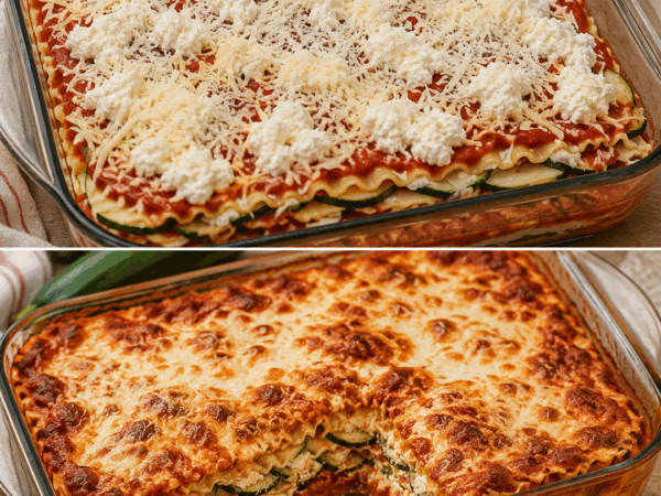 Diese Zucchini-Ricotta-Lasagne ist so cremig und saftig – und viel einfacher, als sie aussieht