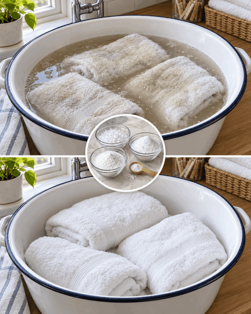 Handtücher trotz Waschen stumpf und hart? Diese Tiefenreinigung löst versteckte Rückstände