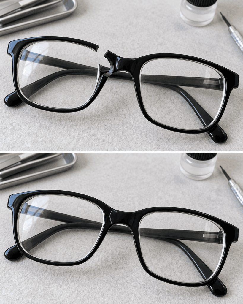 Brillensteg gebrochen? Diese sichere Notlösung hält bis zum Termin beim Optiker