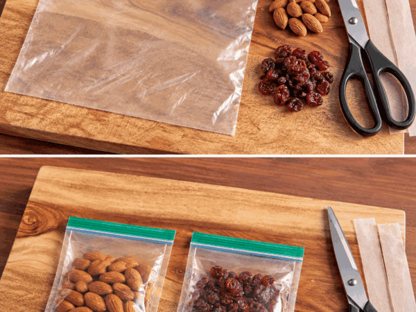 Zu großer Zip-Beutel für kleine Portionen? So bewahrst du Snacks platzsparend und sicher auf