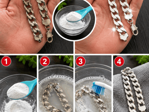 Angelaufenen Schmuck wieder zum Glänzen bringen: Diese einfache Methode reinigt Silber schonend und gründlich